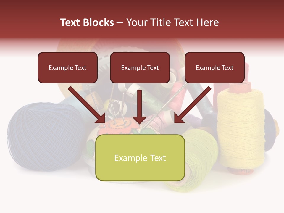 Housewife Tool White PowerPoint Template