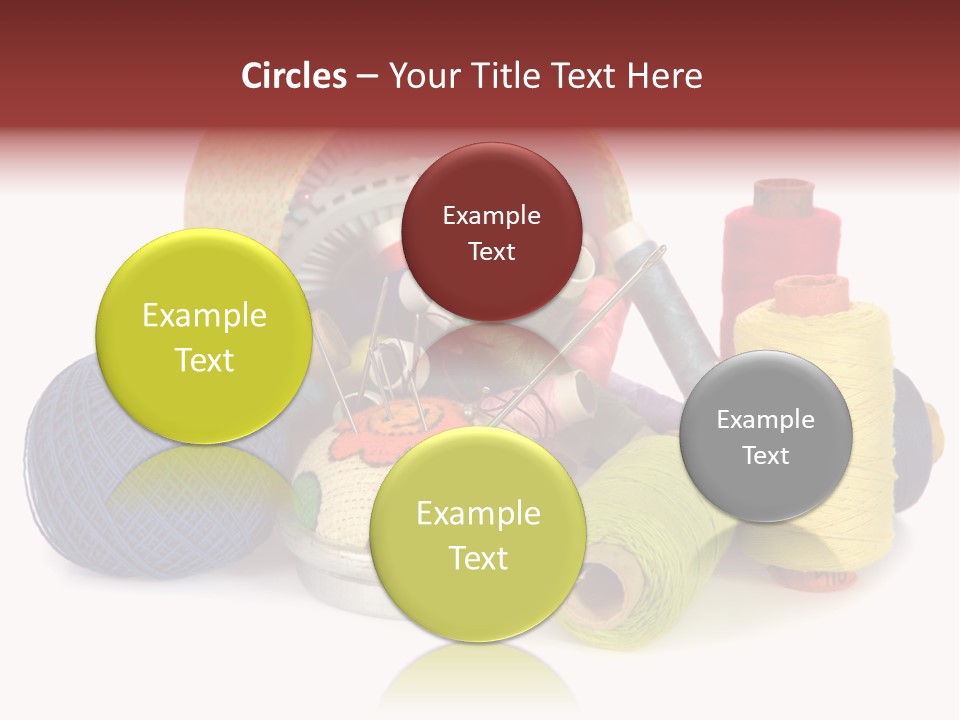 Housewife Tool White PowerPoint Template