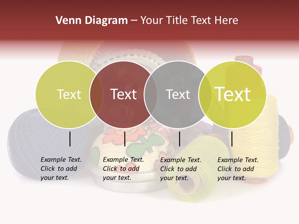 Housewife Tool White PowerPoint Template