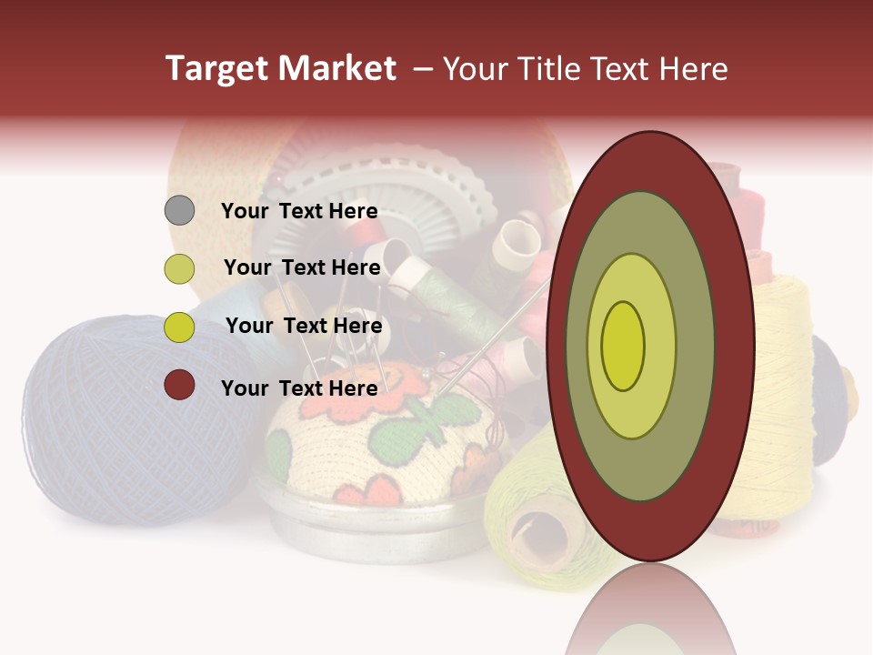 Housewife Tool White PowerPoint Template