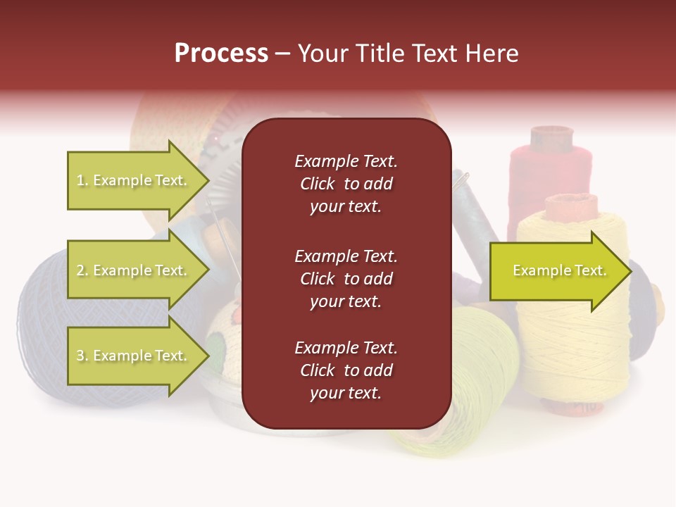 Housewife Tool White PowerPoint Template