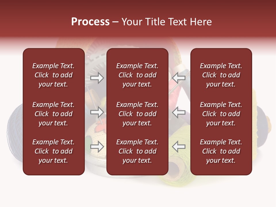 Housewife Tool White PowerPoint Template