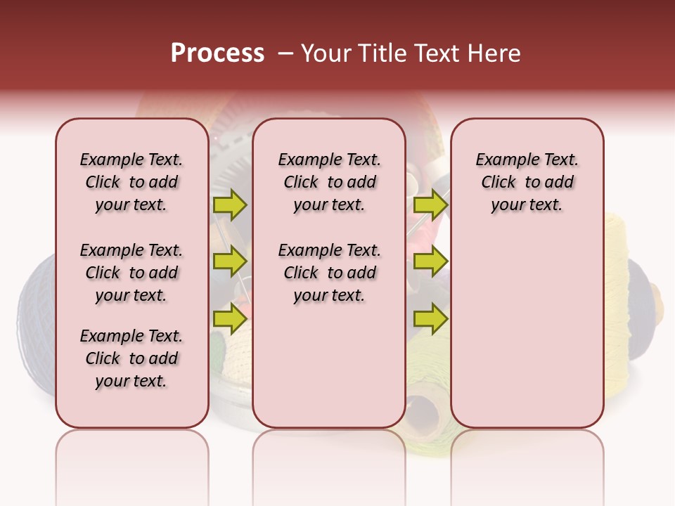 Housewife Tool White PowerPoint Template
