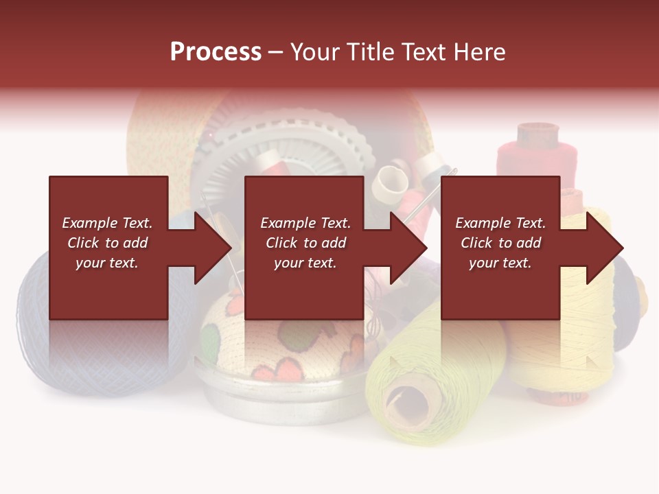 Housewife Tool White PowerPoint Template