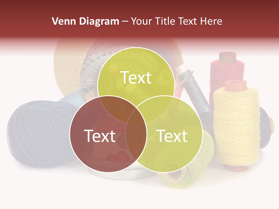 Housewife Tool White PowerPoint Template