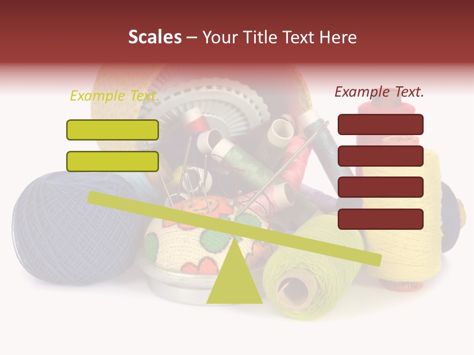 Housewife Tool White PowerPoint Template