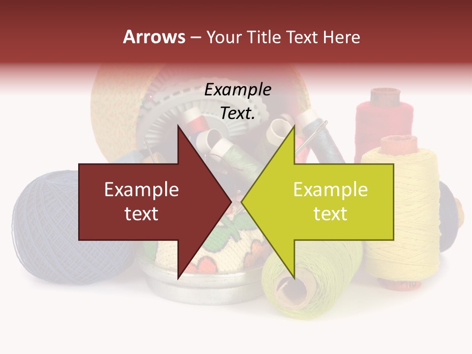 Housewife Tool White PowerPoint Template