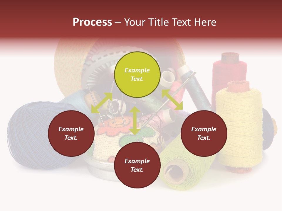 Housewife Tool White PowerPoint Template