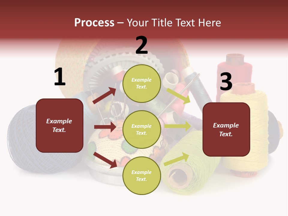 Housewife Tool White PowerPoint Template