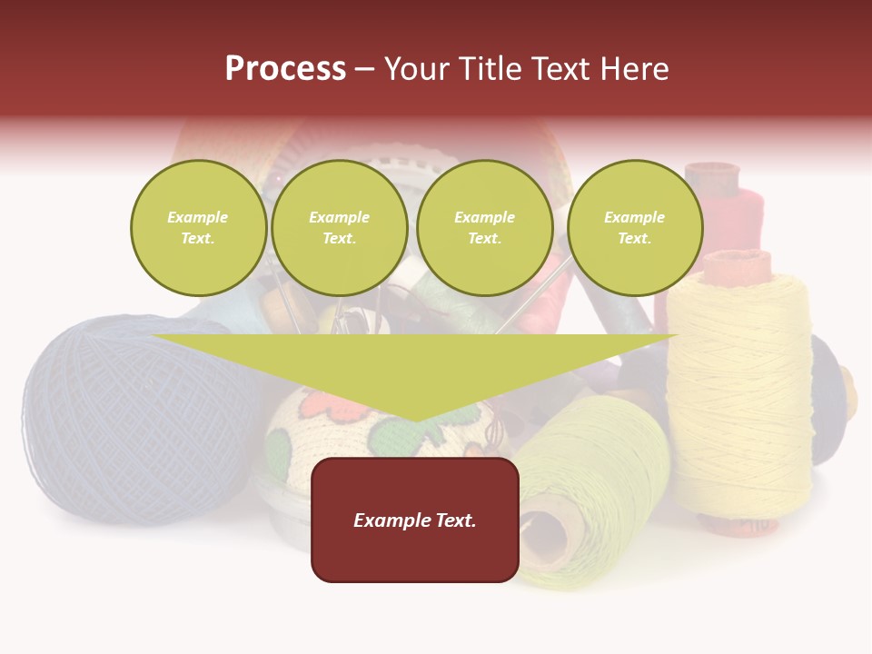 Housewife Tool White PowerPoint Template