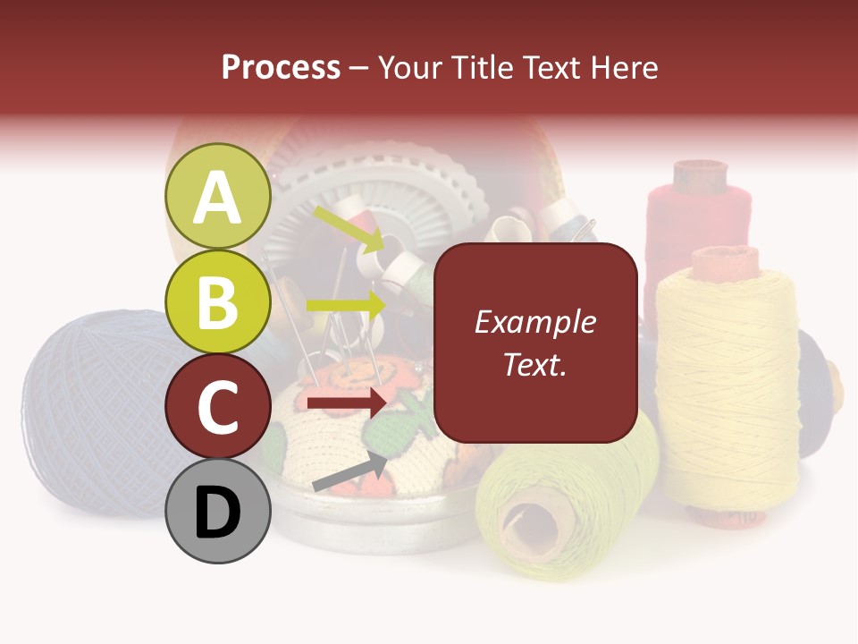 Housewife Tool White PowerPoint Template