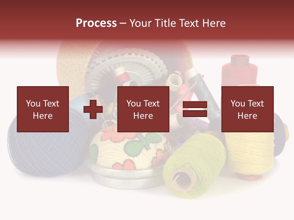 Housewife Tool White PowerPoint Template