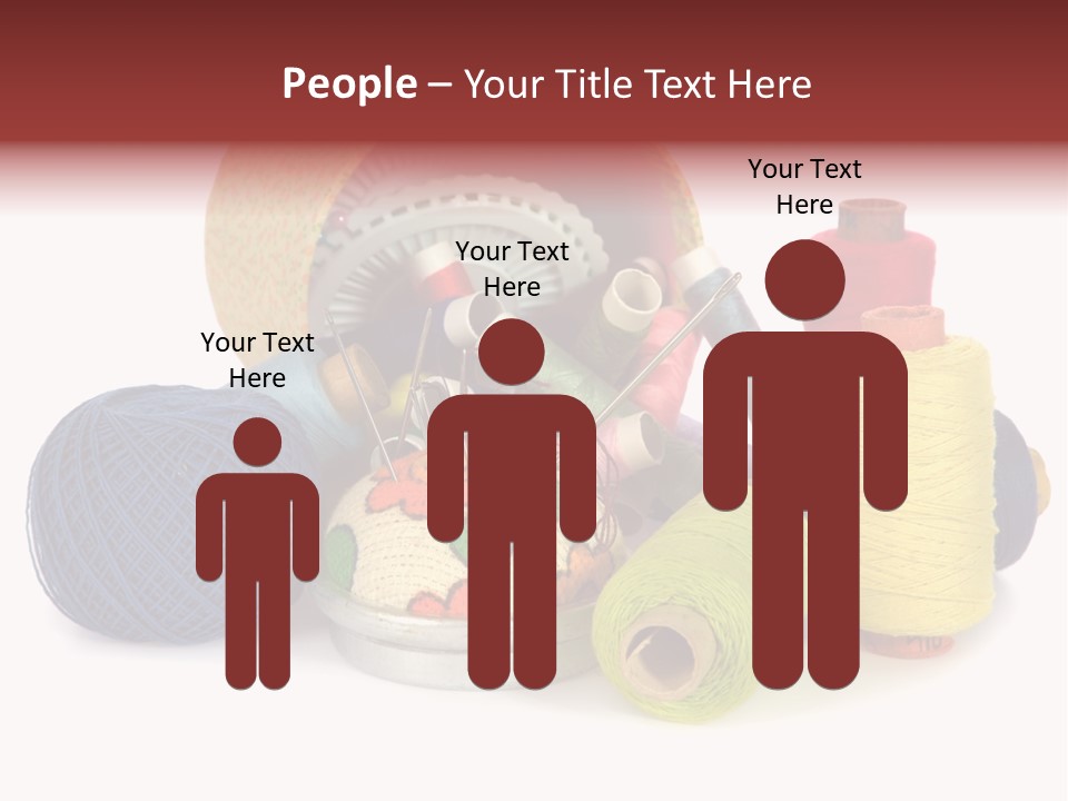 Housewife Tool White PowerPoint Template