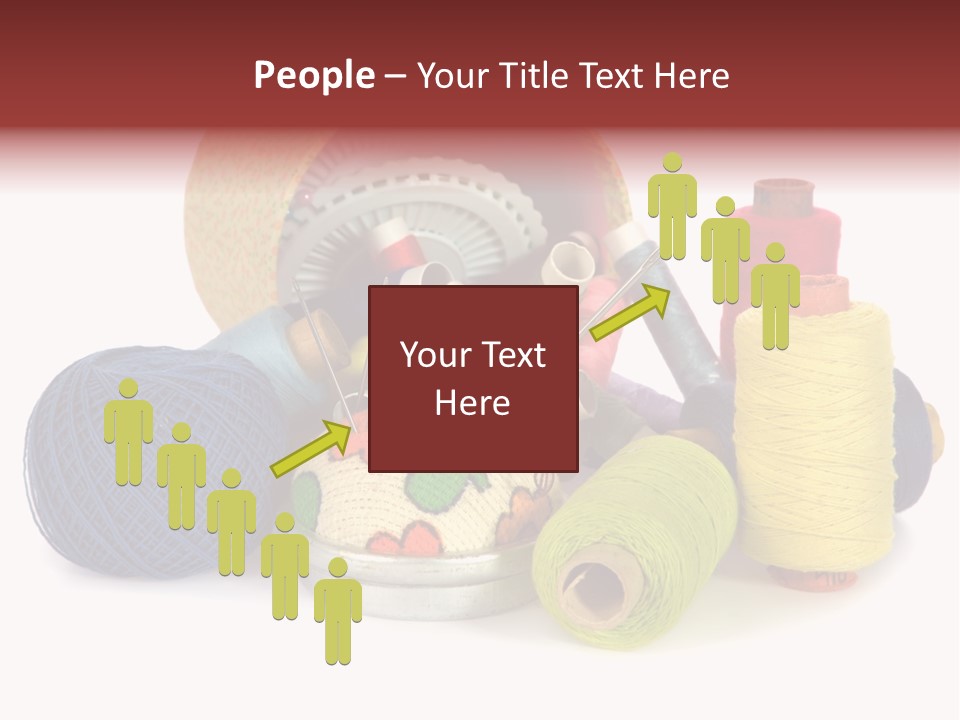 Housewife Tool White PowerPoint Template