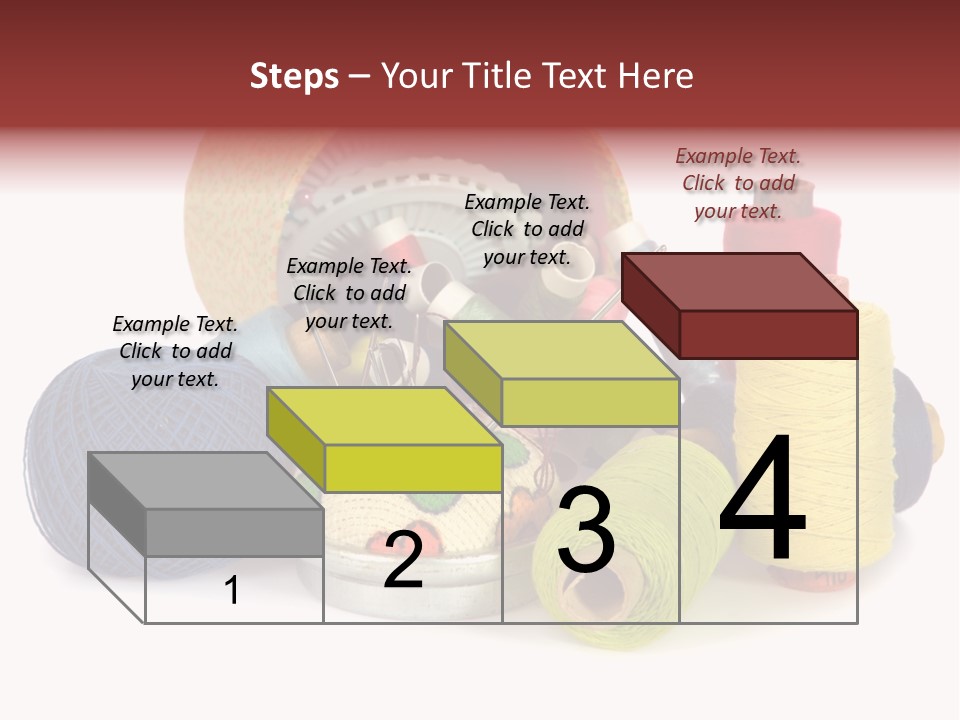 Housewife Tool White PowerPoint Template