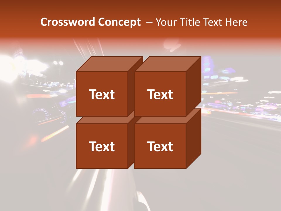 Building Traffic Light PowerPoint Template