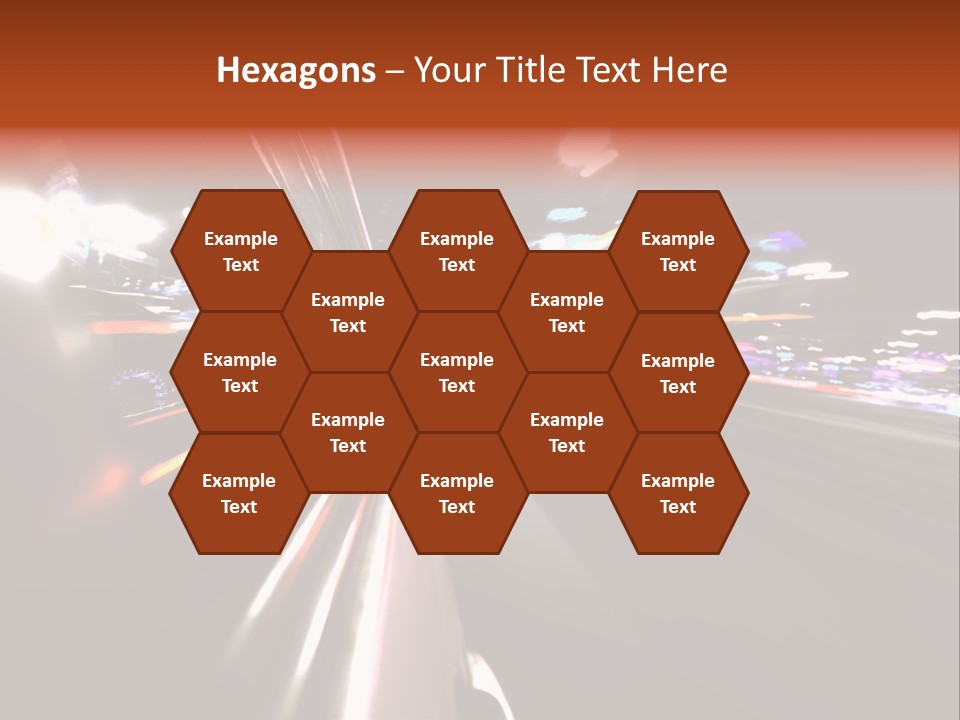 Building Traffic Light PowerPoint Template