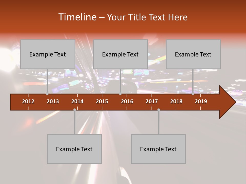 Building Traffic Light PowerPoint Template