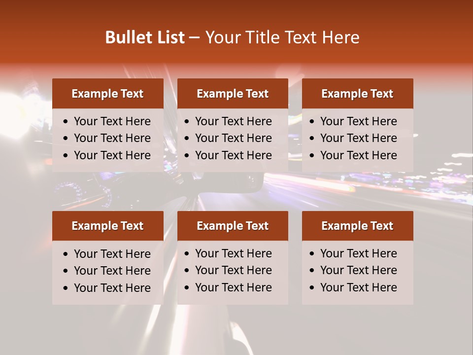 Building Traffic Light PowerPoint Template