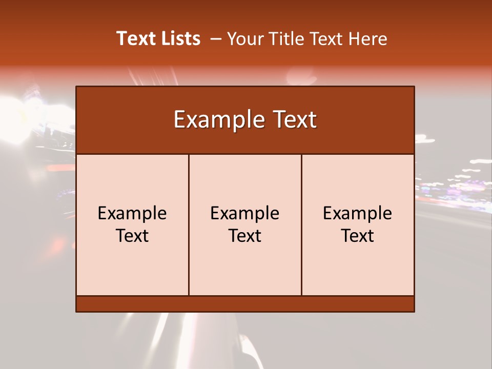 Building Traffic Light PowerPoint Template
