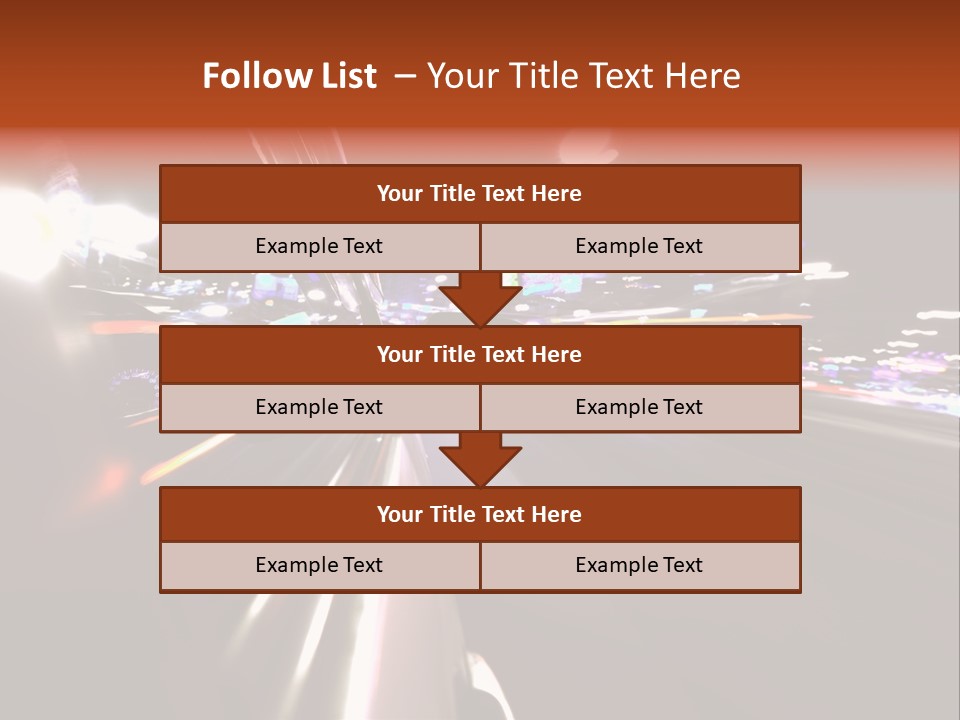 Building Traffic Light PowerPoint Template
