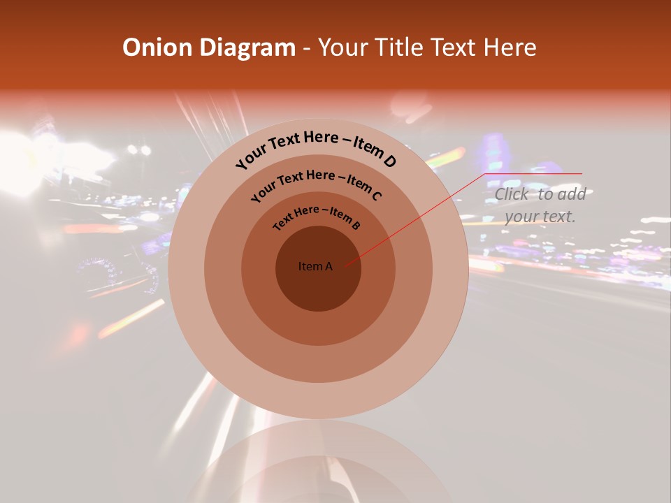 Building Traffic Light PowerPoint Template