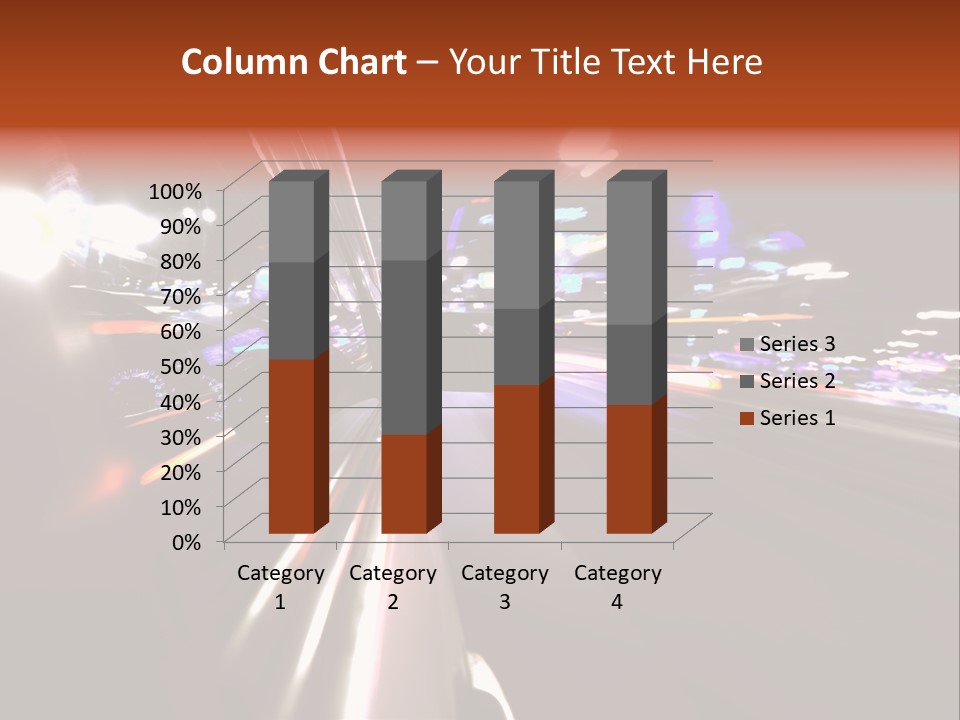 Building Traffic Light PowerPoint Template