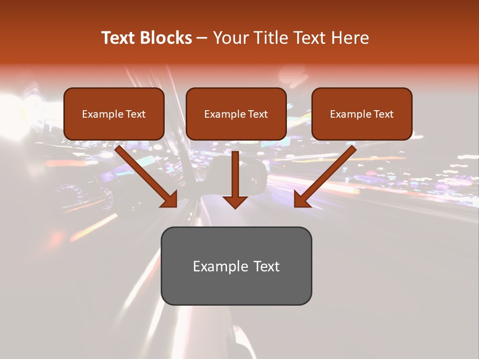 Building Traffic Light PowerPoint Template