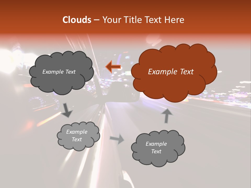 Building Traffic Light PowerPoint Template