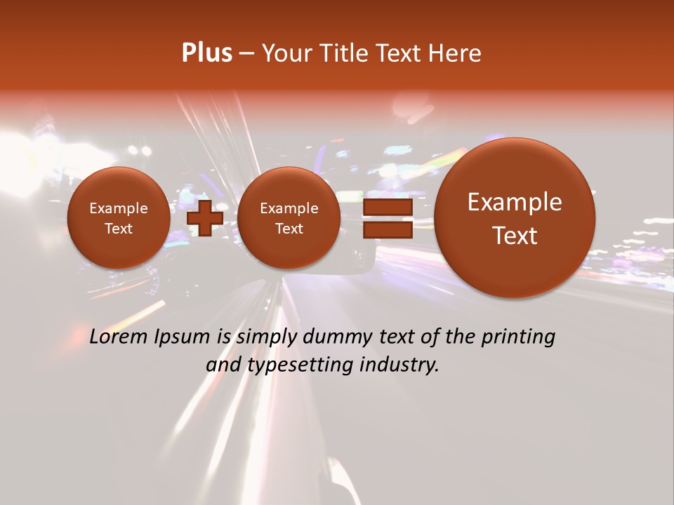 Building Traffic Light PowerPoint Template