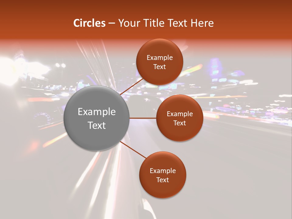 Building Traffic Light PowerPoint Template
