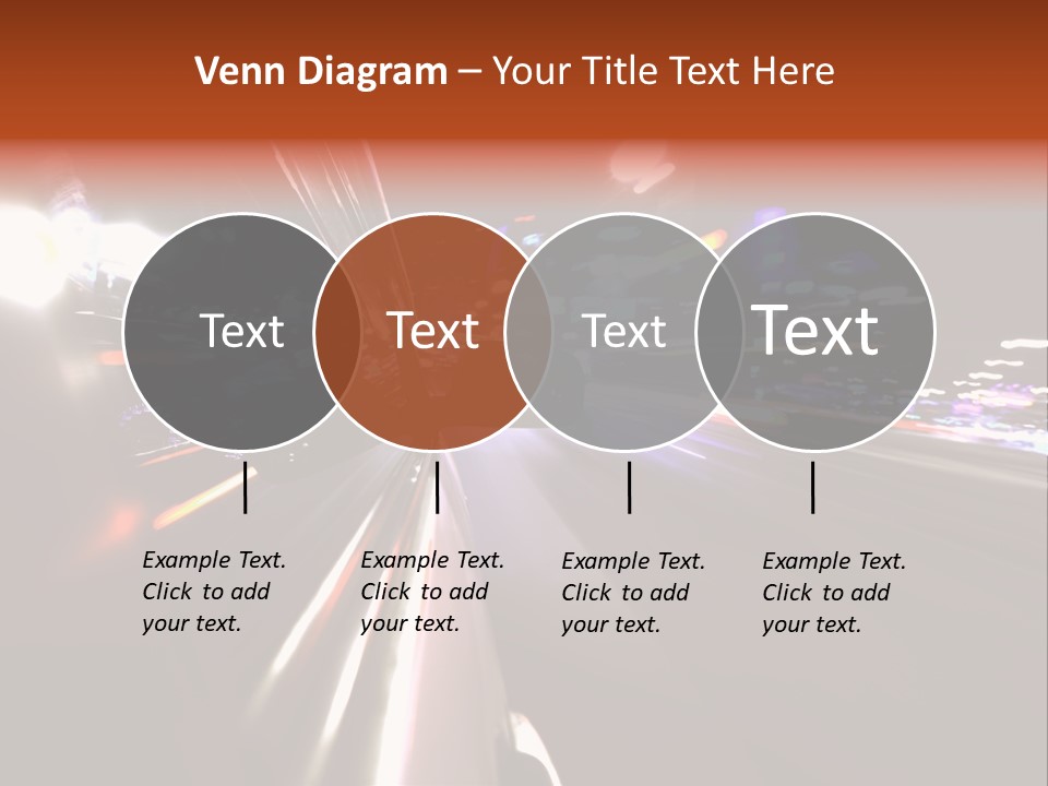 Building Traffic Light PowerPoint Template