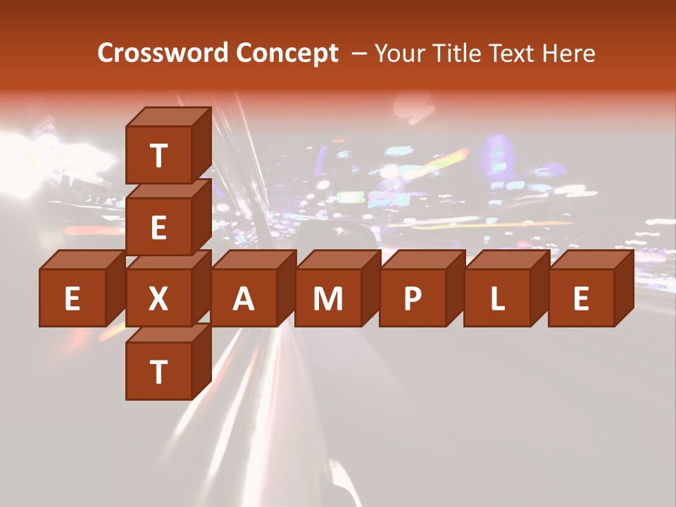 Building Traffic Light PowerPoint Template