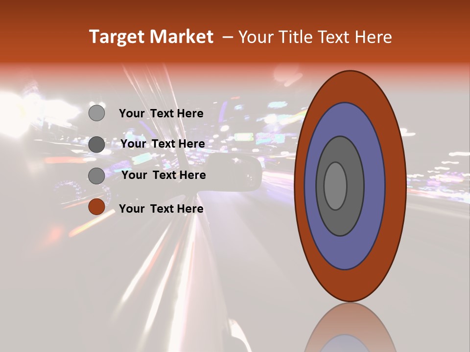 Building Traffic Light PowerPoint Template