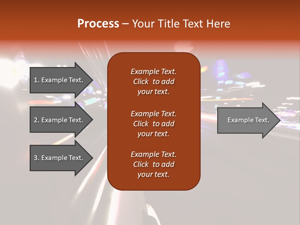 Building Traffic Light PowerPoint Template