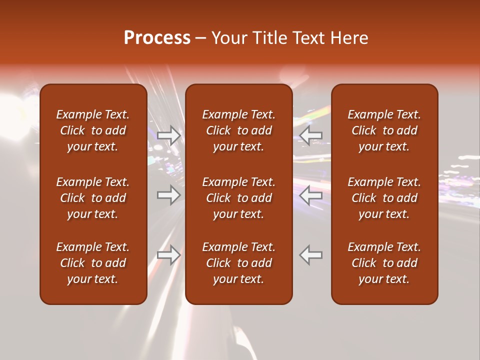 Building Traffic Light PowerPoint Template