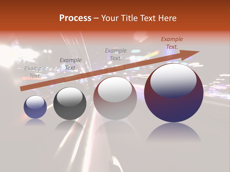 Building Traffic Light PowerPoint Template