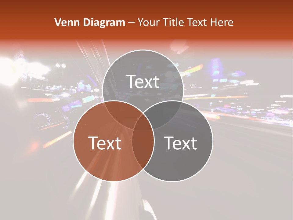 Building Traffic Light PowerPoint Template