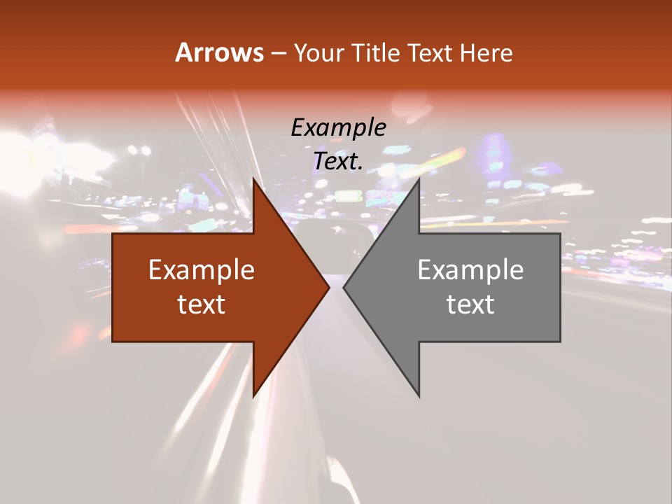 Building Traffic Light PowerPoint Template