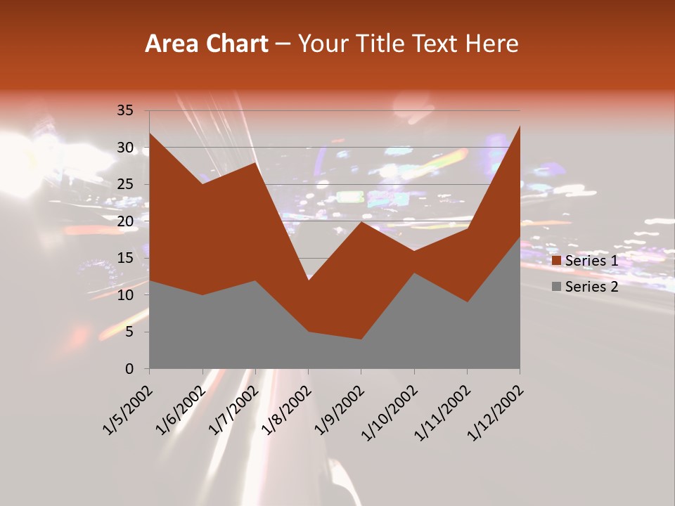 Building Traffic Light PowerPoint Template