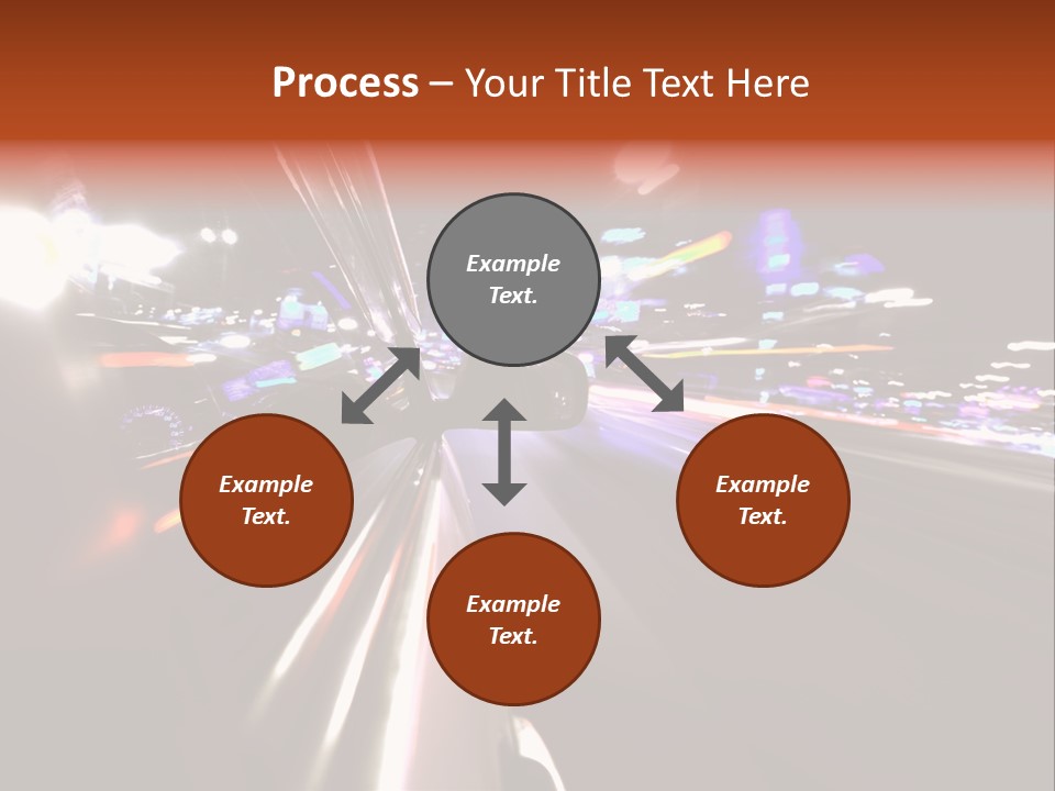 Building Traffic Light PowerPoint Template
