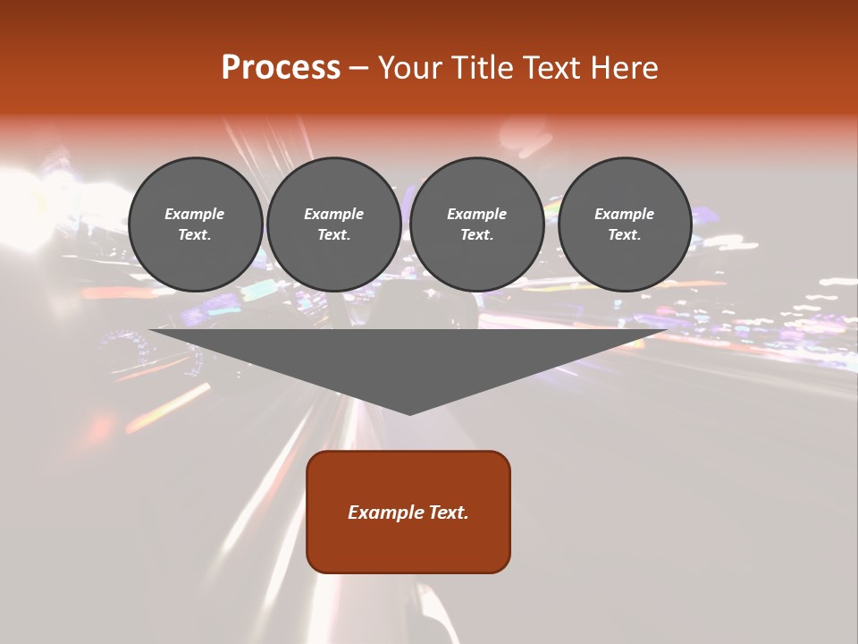Building Traffic Light PowerPoint Template