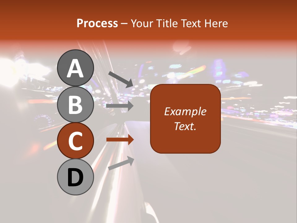Building Traffic Light PowerPoint Template