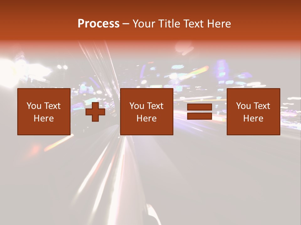 Building Traffic Light PowerPoint Template