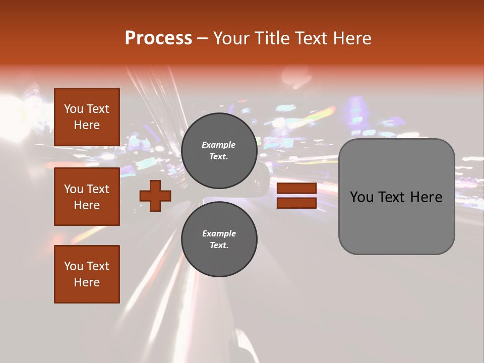 Building Traffic Light PowerPoint Template