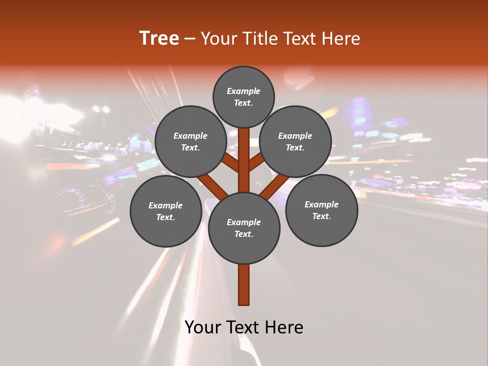 Building Traffic Light PowerPoint Template