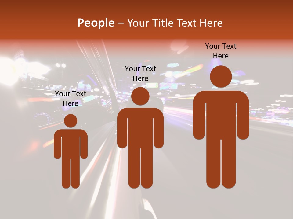 Building Traffic Light PowerPoint Template