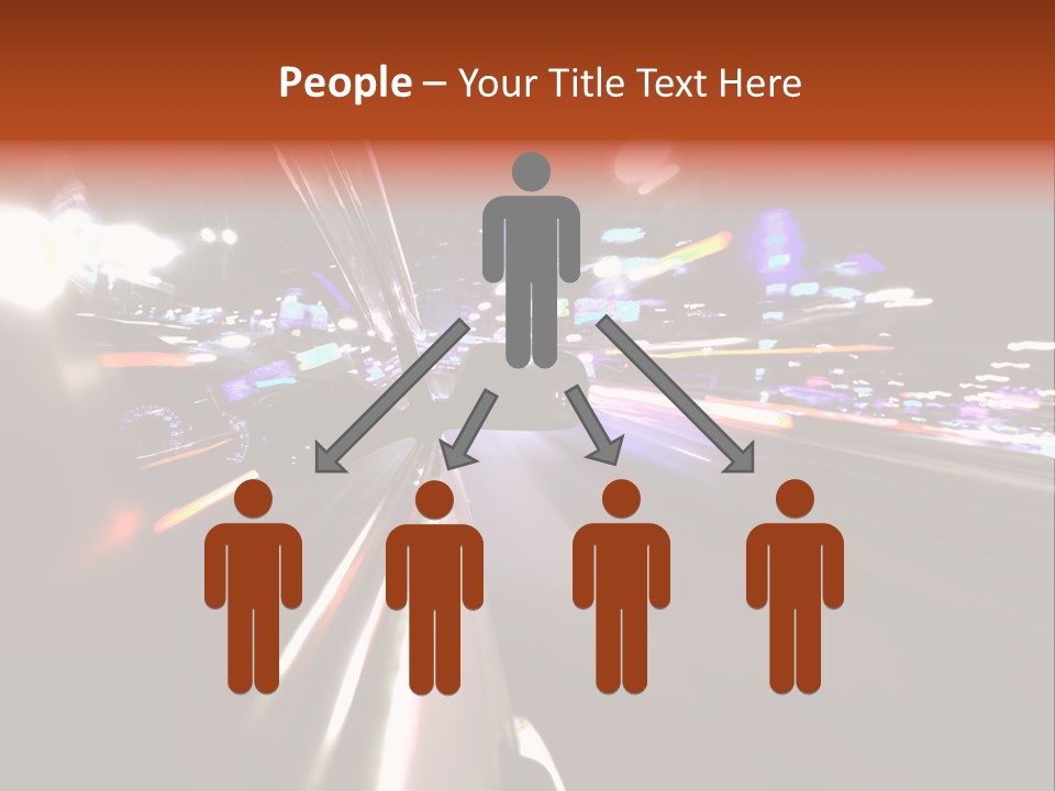 Building Traffic Light PowerPoint Template