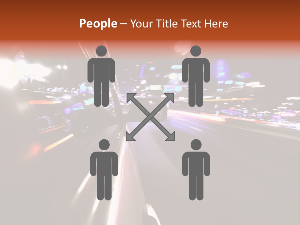 Building Traffic Light PowerPoint Template