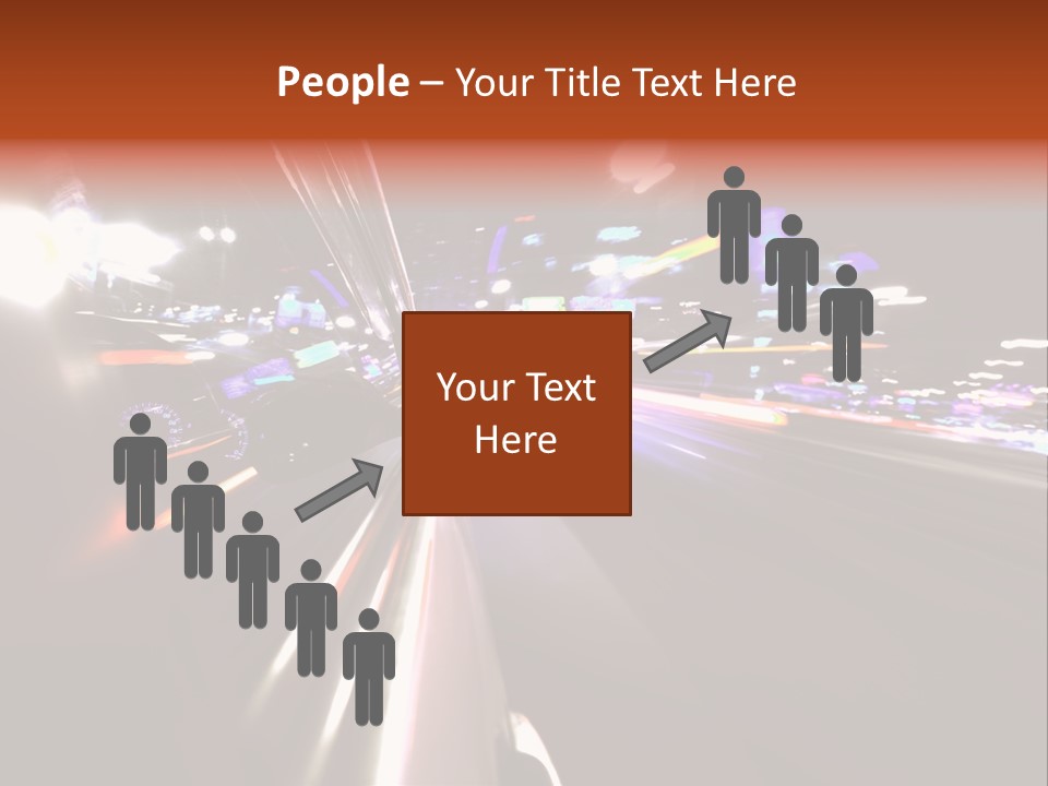 Building Traffic Light PowerPoint Template